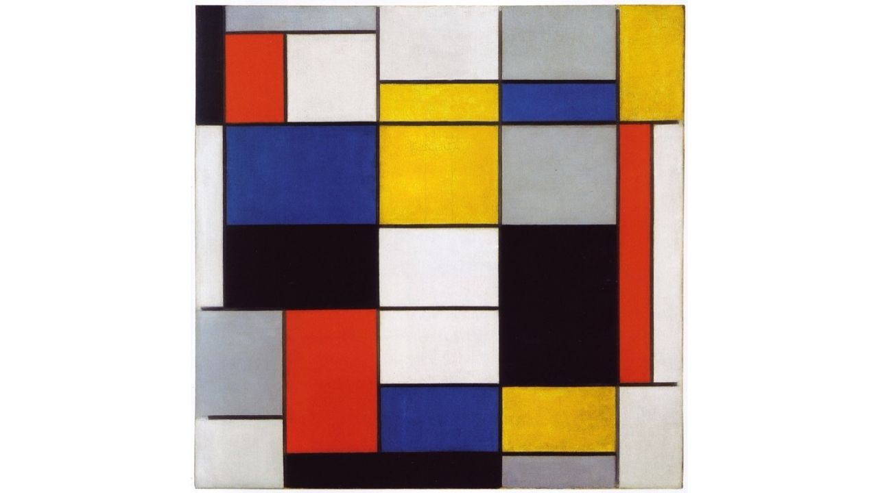 "Composition A" MONDRIAN