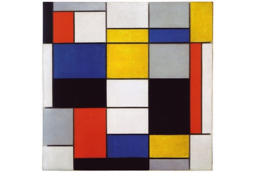 "Composition A" MONDRIAN
