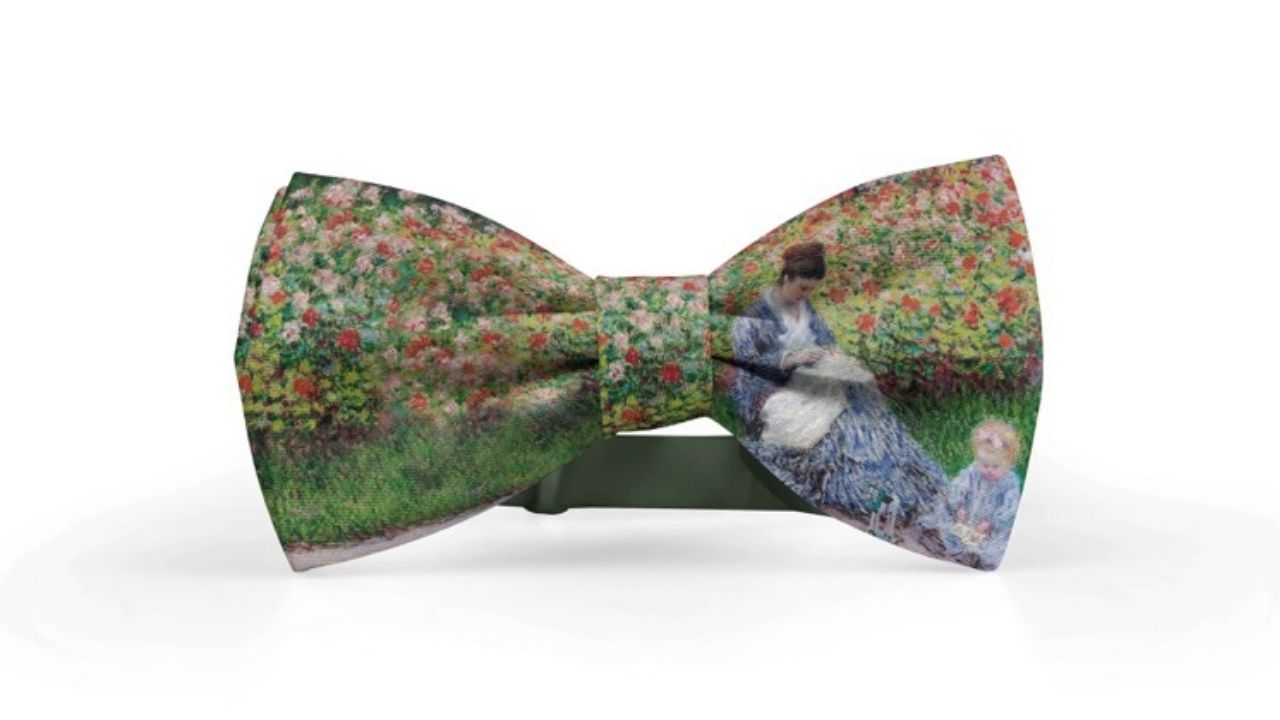 "Camille Monet and a Child in the Artist's Garden in Argenteuil"