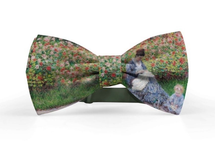 "Camille Monet and a Child in the Artist's Garden in Argenteuil"